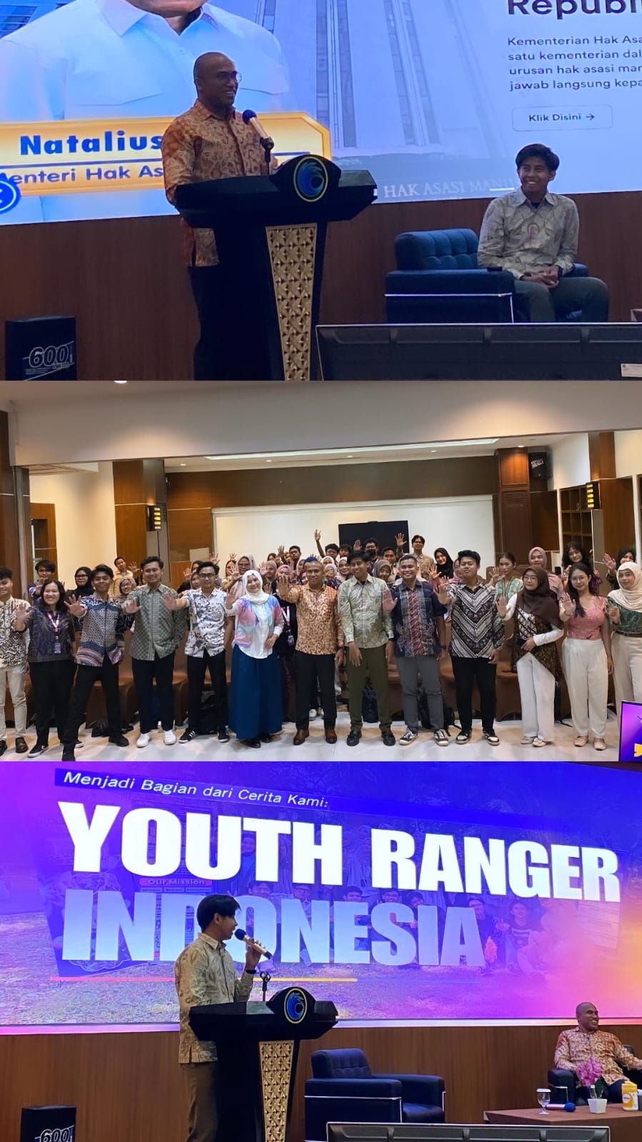 Youth Ranger Indonesia Sukseskan Program Government Visit ke Kementerian HAM RI, Perkuat Peran Pemuda dalam Membangun Indonesia yang Berkeadilan