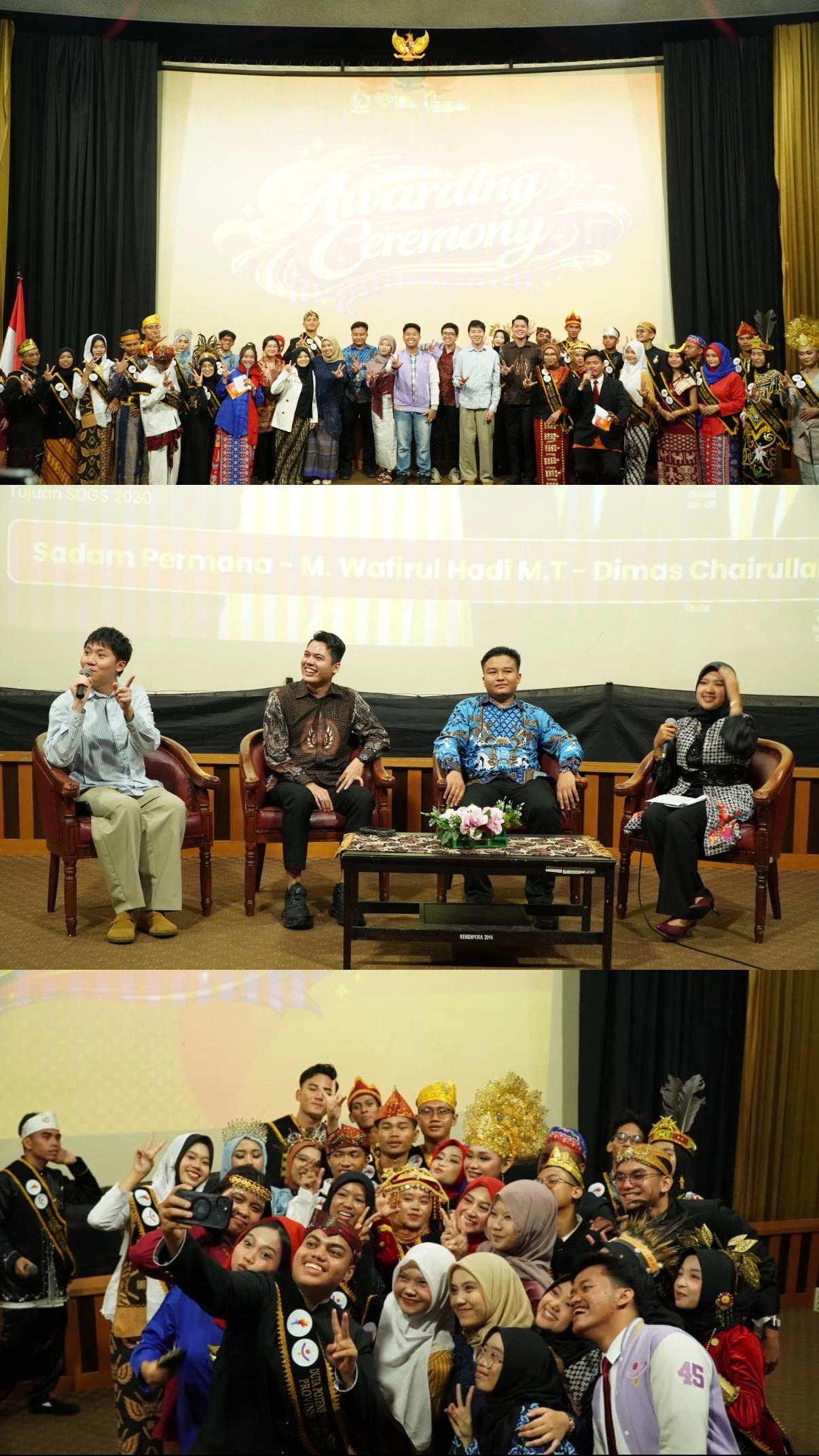 Duta Potensi Pemuda Indonesia Dorong Peran Generasi Muda sebagai Agen Perubahan dalam Acara Awarding Ceremony